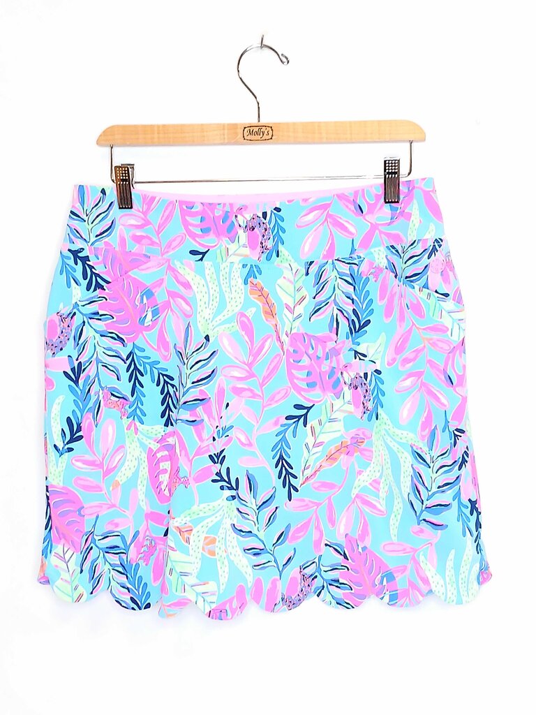 Lily Pulitizer Short Skort Scalloped Edges