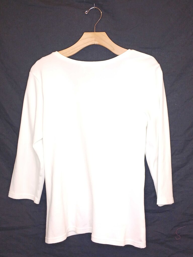 Christine Alexander 3/4 sleeve Rhinestone Top