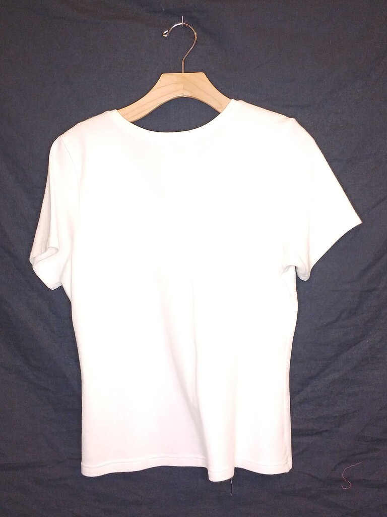 Christine Alexander Short sleeve V-Neck Rhinestone Top