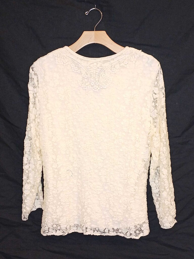Coldwater Creek Lace Long Sleeve Top