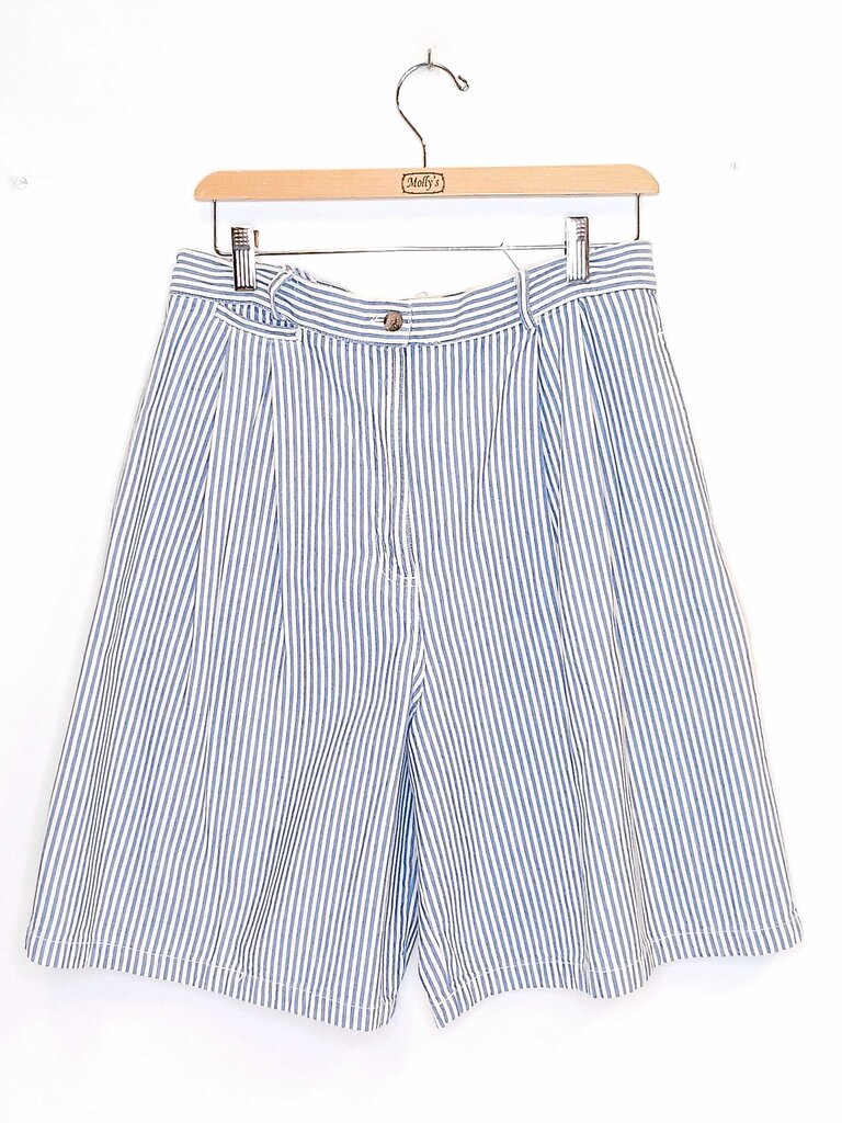 Harve Benard Striped Bermuta Shorts
