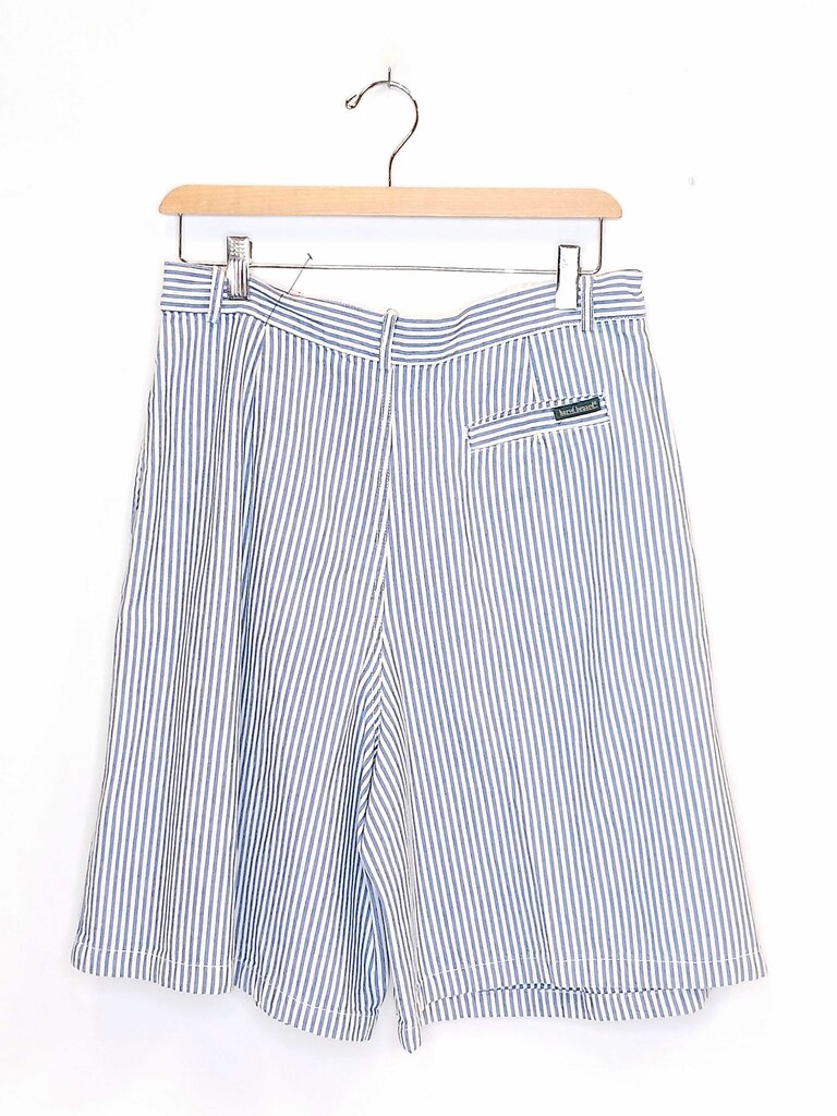 Harve Benard Striped Bermuta Shorts
