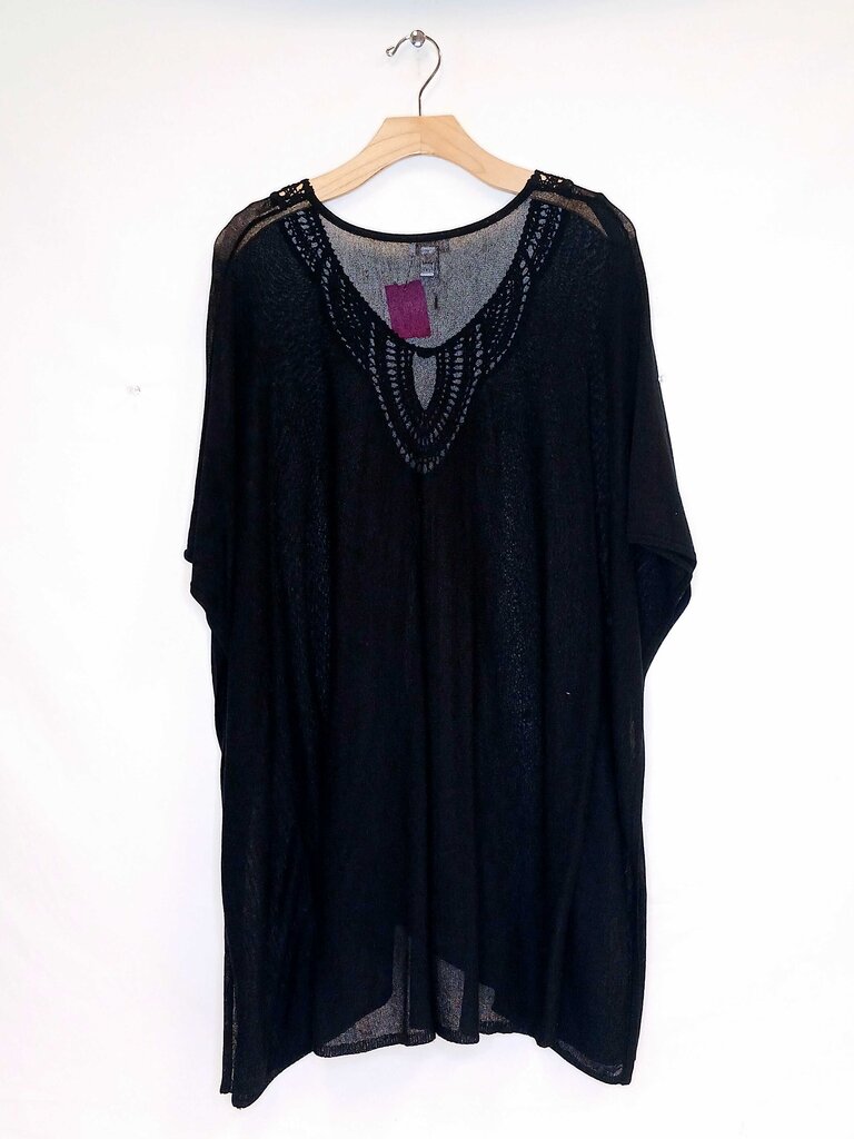 Chicos Mesh Cover Top