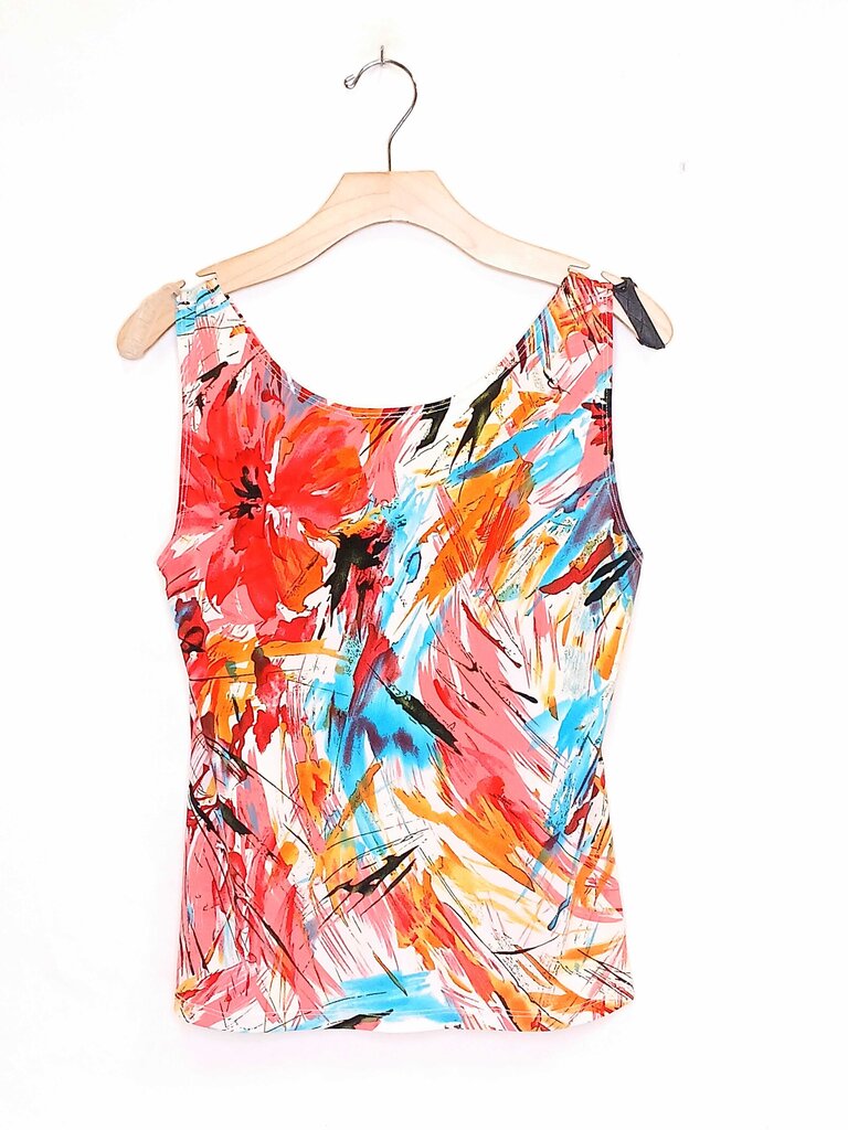 Soft Works Sleeveless Patterned Top
