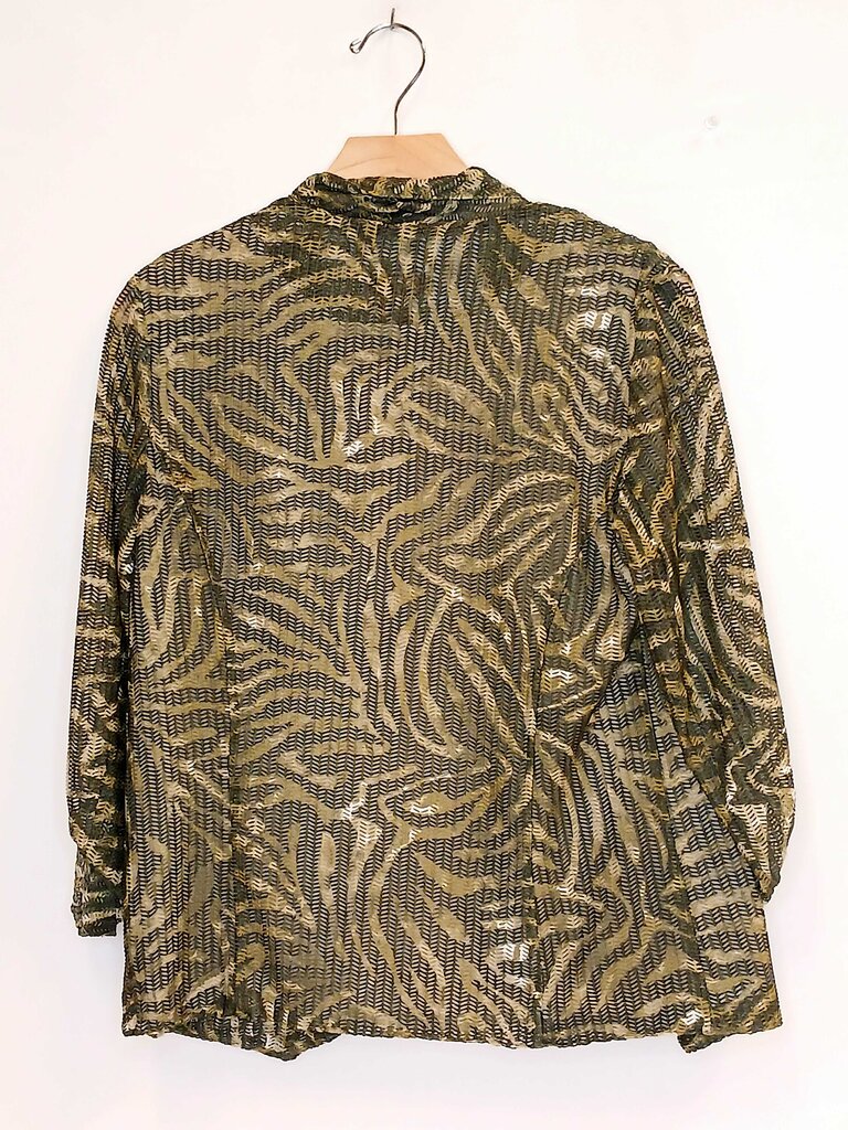 Multiples Long Sleeve Textured Open Cardigan
