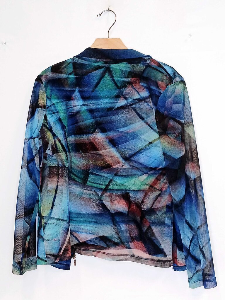Damee Inc Long Sleeve Sheer Jacket + Short Sleeve Top