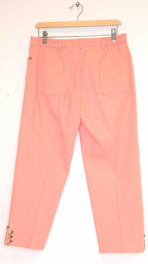 Ruby & Rd Cropped Pants Beaded Slit