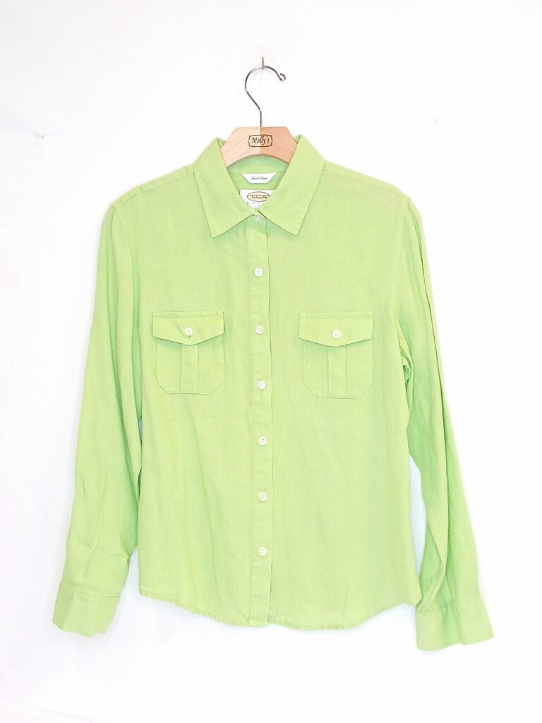 Talbots Long Sleeve Button Up Top