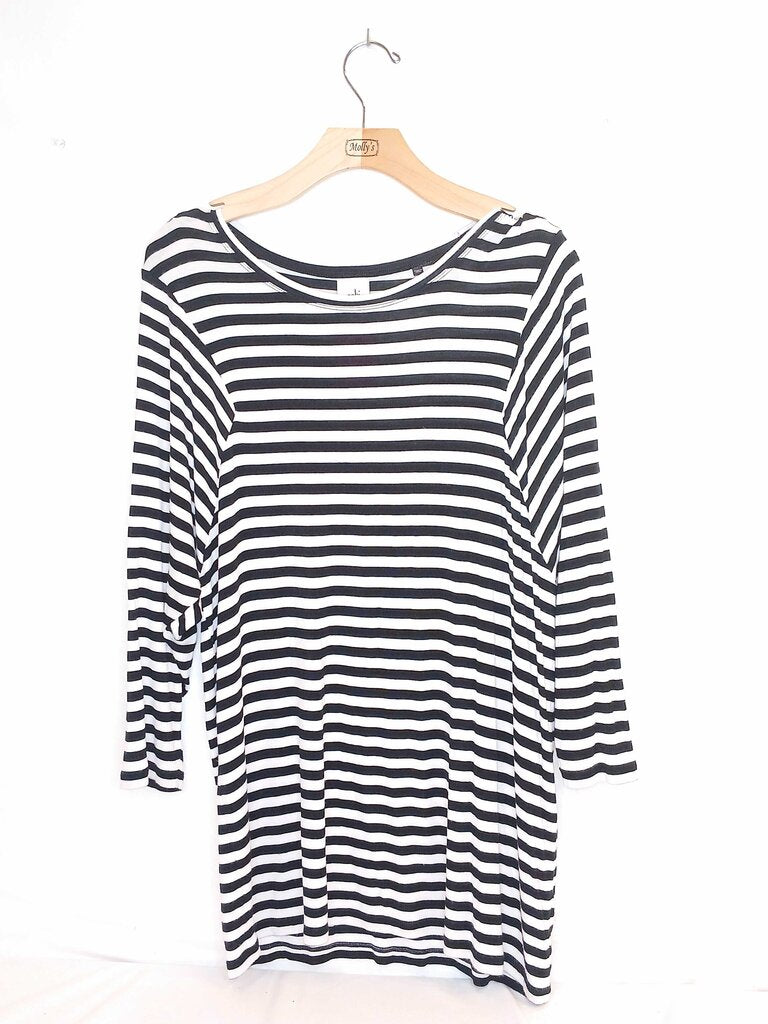 Cabi Stripped Long Sleeve Top