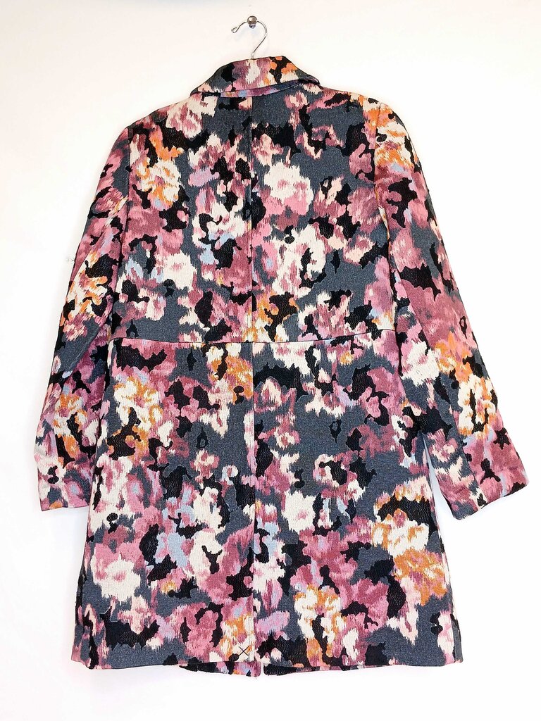 Chicos Long Button Up Coat