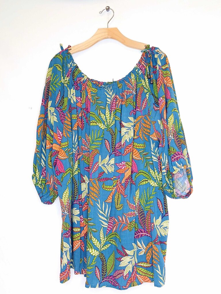Susan Graver Floliage Patterned Top