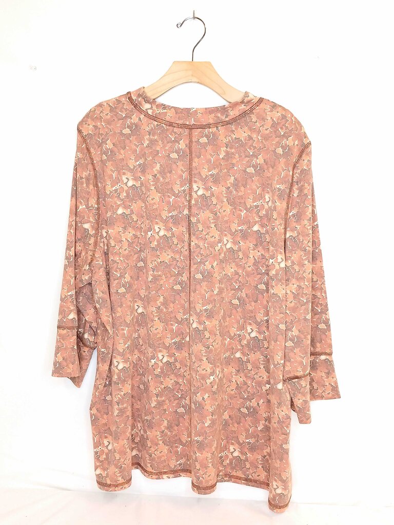 Isaac Mitrahi Fall Leaf Patterned Top