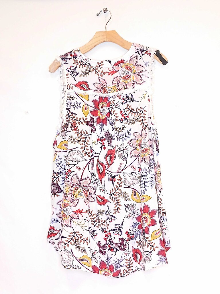 Easel Sleeveless Floral Top