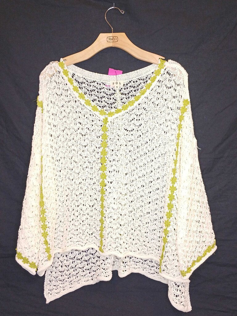 POL Knit Green Lace top
