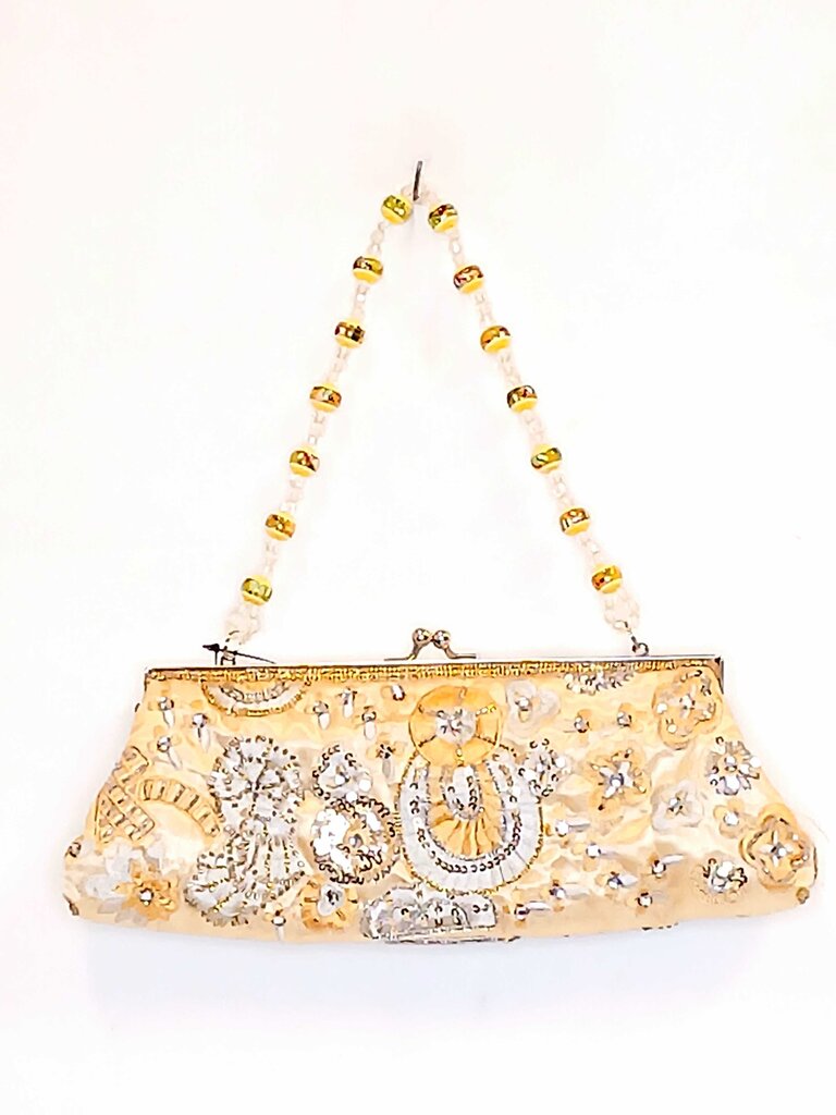 New York & Company Beaded Clutch Purse
