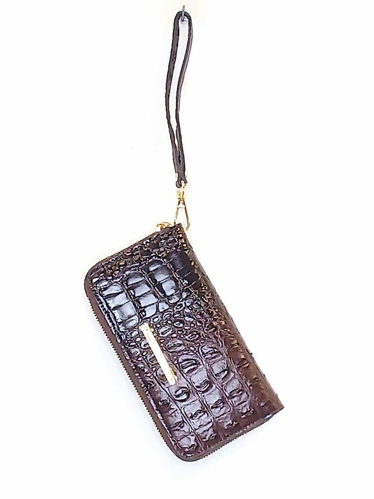 Brahamin Zip Up Accordion Wallet