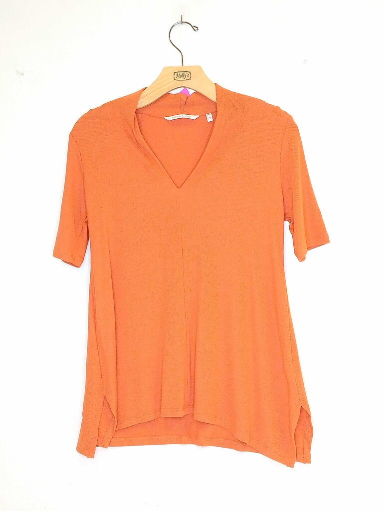 Soft Surroundings Short Sleeve V Neck Top