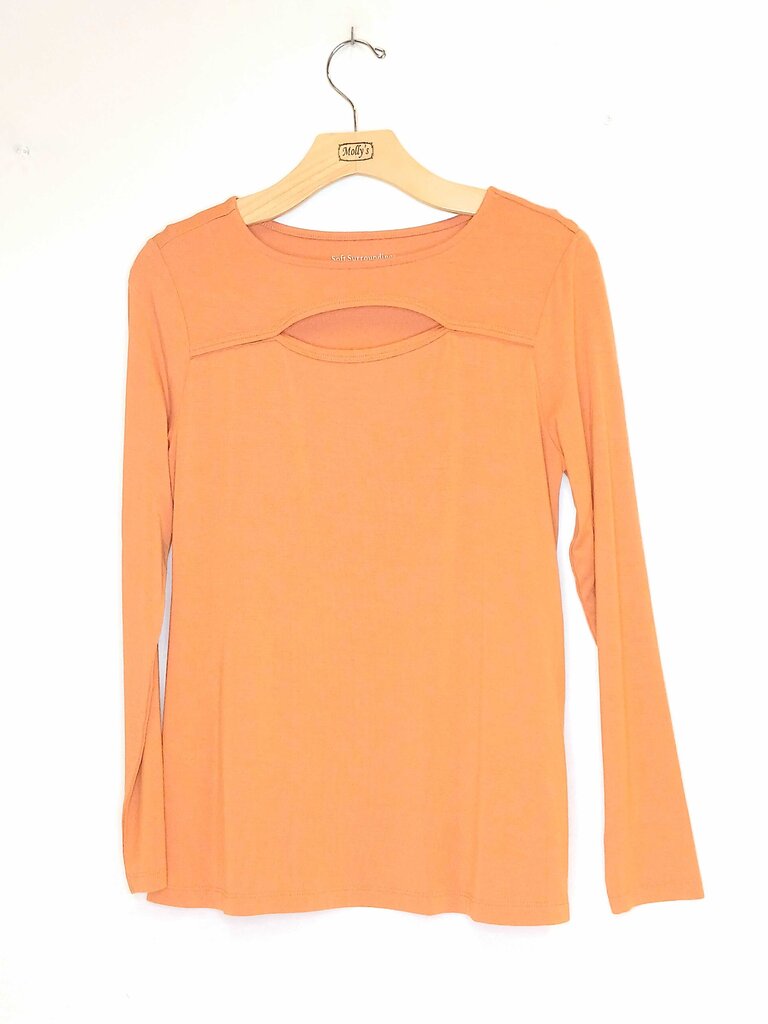 Soft Surroundings Long Sleeve Window Top
