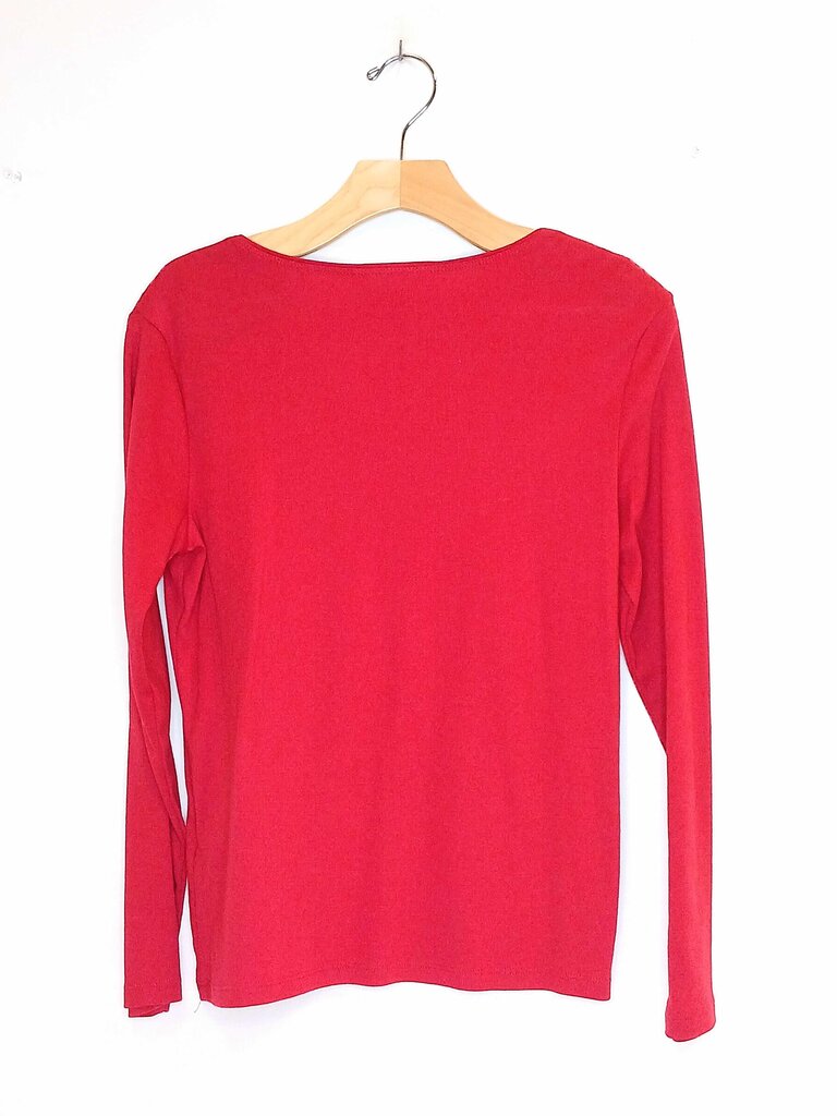 Karen Scott Snow Flake Long Sleeve Top