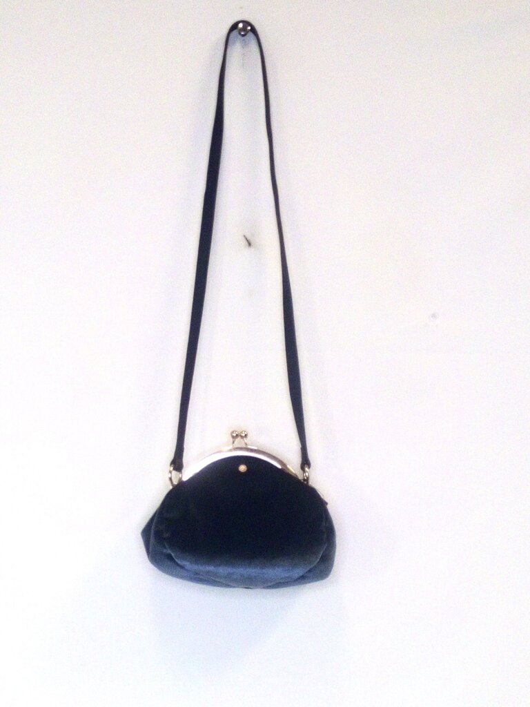 Lauren Conrad Kiss Lock Velvet Purse
