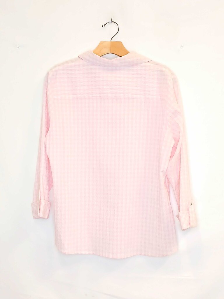 Allison Daley Gingham Button Up Top + Capris