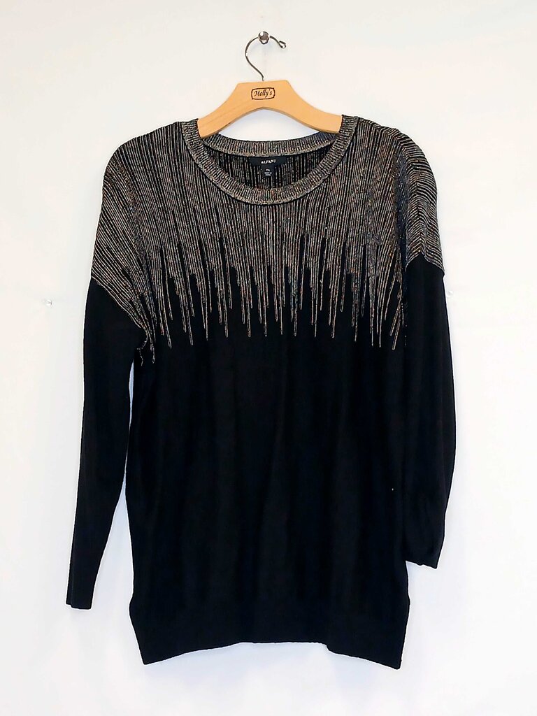 Alfani Long Sleeve Glitter Sweater