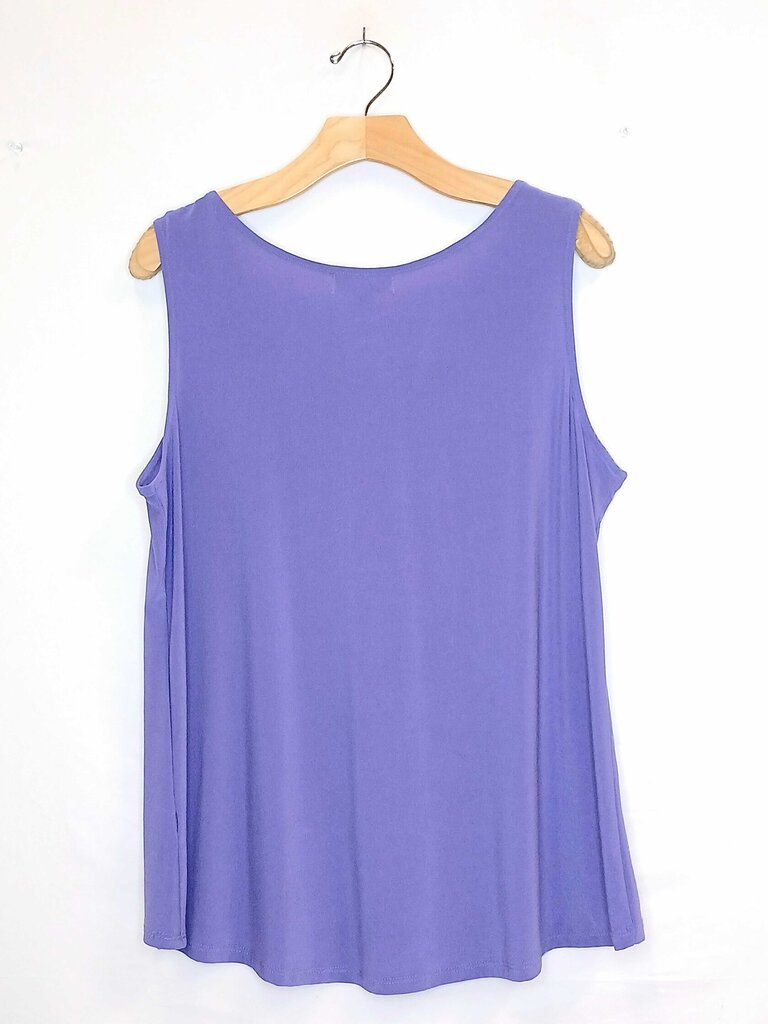Dress Barn Sleeveless Top W Gold Dangles