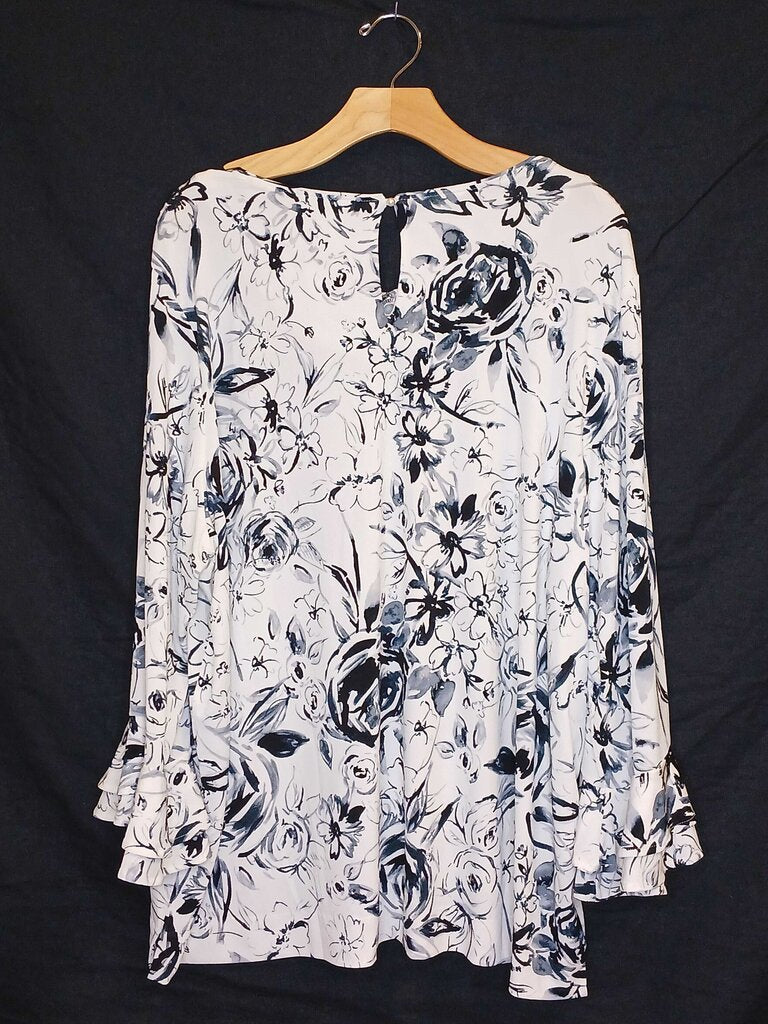 Karl Lagerfeld Patterned Long Sleeve Top