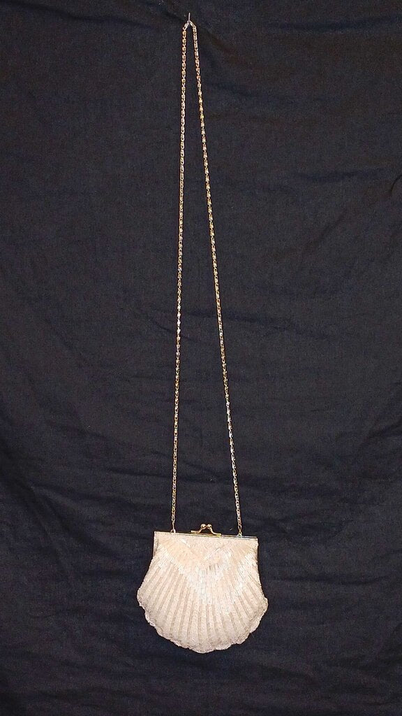 Valerie Stevens Beaded Shell Shaped Crossbody