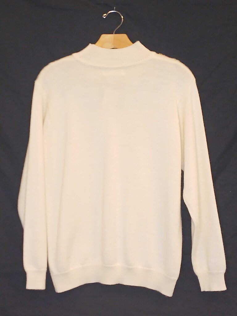 Alfred Dunner Knit Flower Turtle Neck