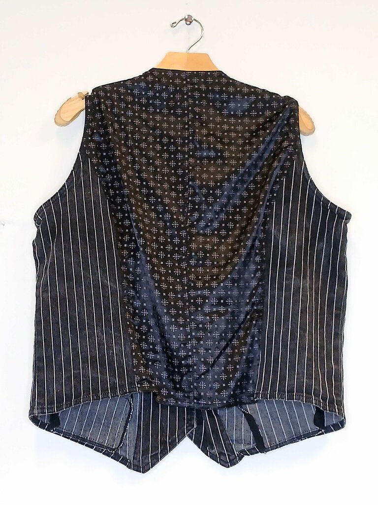 Diane Gilman Striped Suit Vest