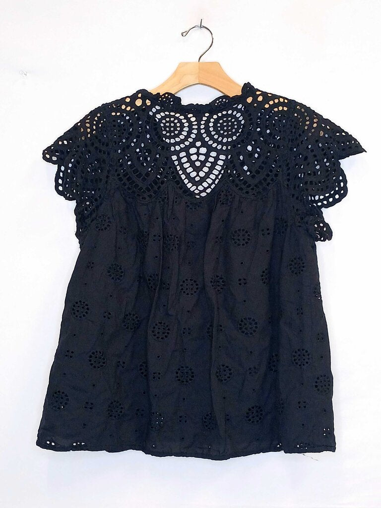Sugar Lips Short Sleeve Lace Top