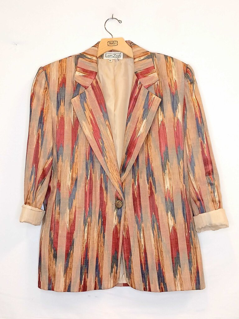 Lorizoni Vintage Patterned Blazer