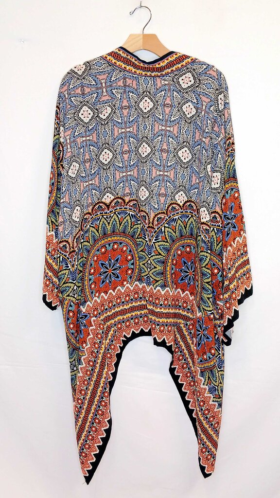 Flying Tomato Patterned Long Sleeve Cardigan