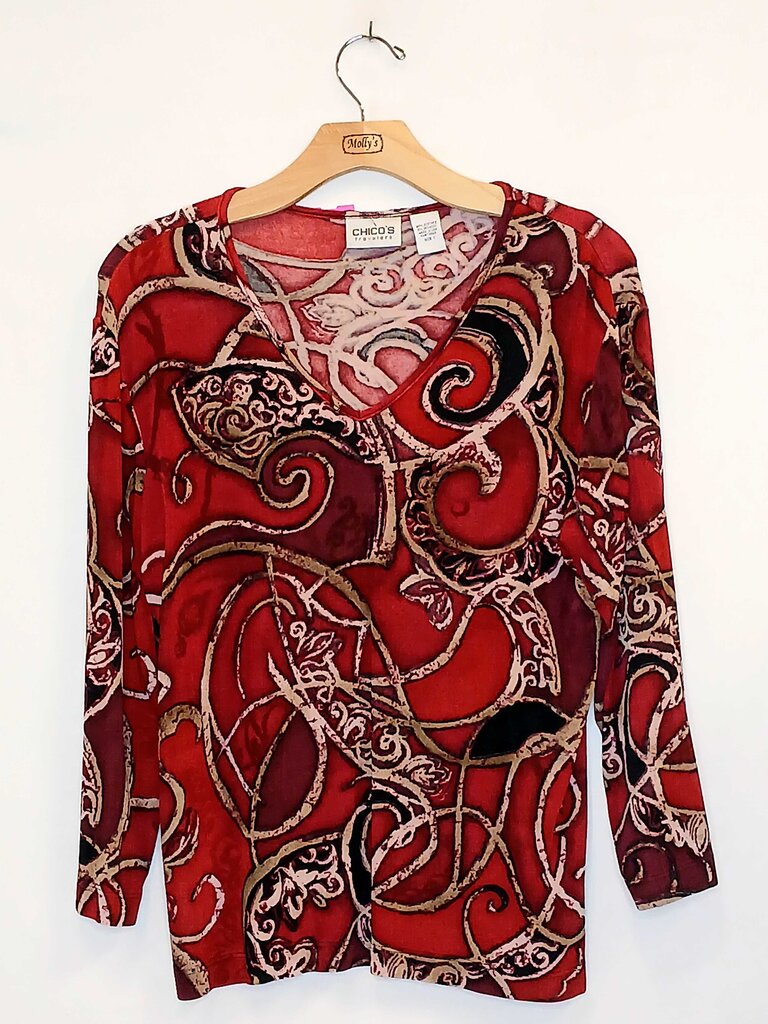 Chicos Long Sleeve Top