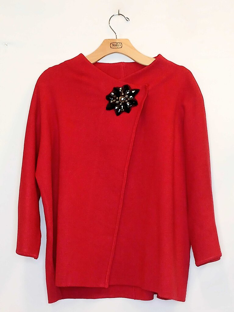 JM Collection Beaded Flower Jacket