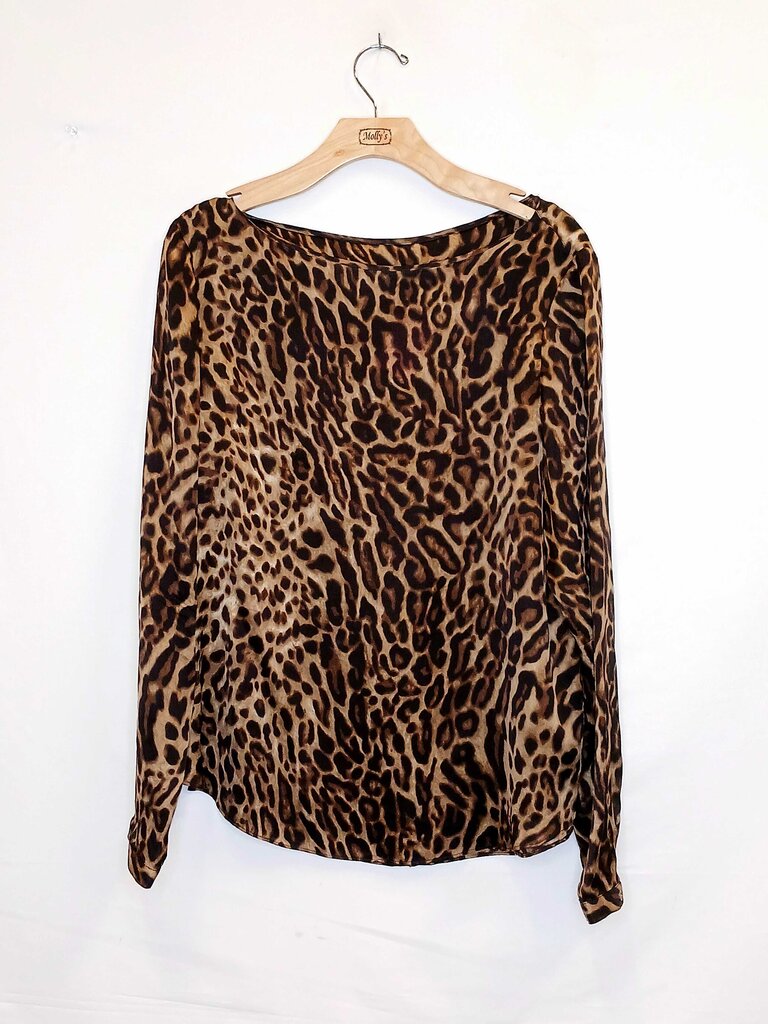 Ralph Lauren Cheetah Print Dry Clean Only top