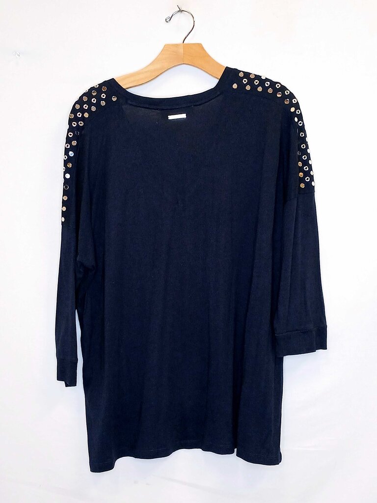 Michael Kors Long Sleeve Studded Top