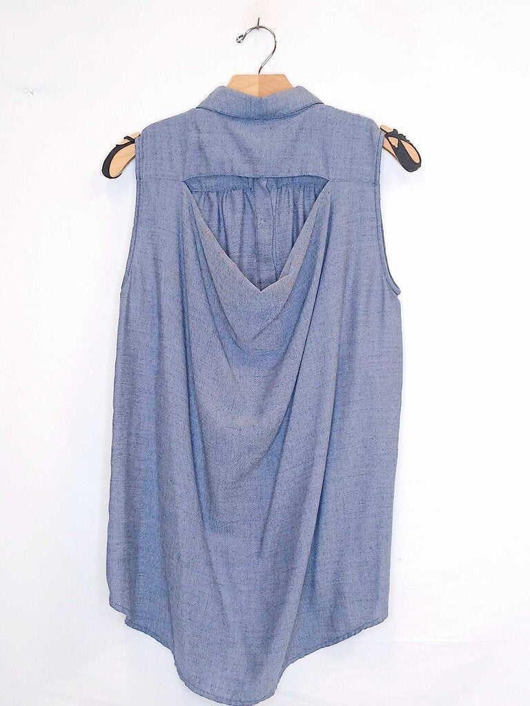 Cabi Button Up Sleeveless Top