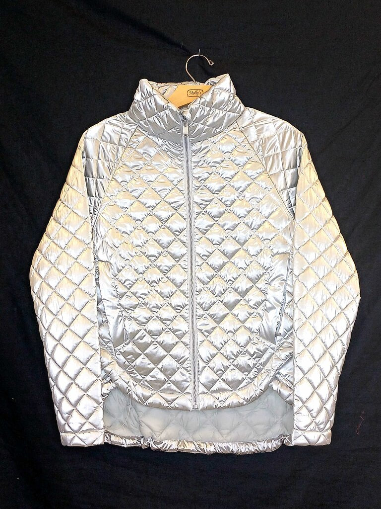 Athleta Quilted Metallic Jacket