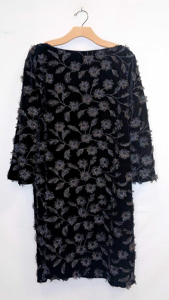 Chicos 3D Flower Velevet Dress