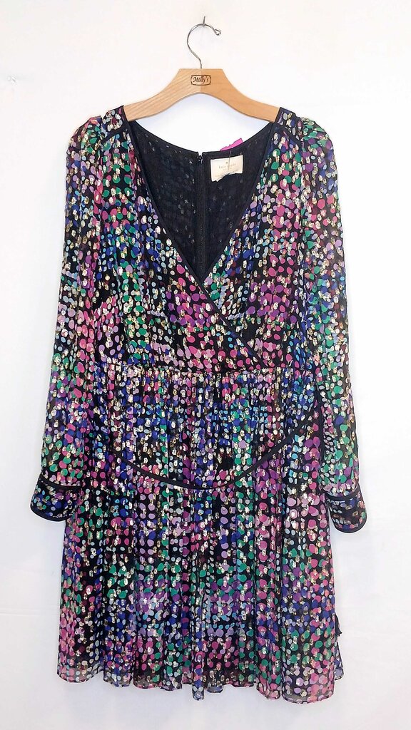 Kate Spade Long Sleeve Spotted Short Dress
