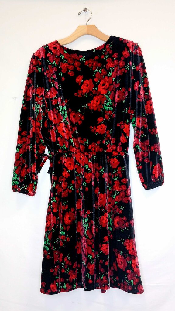 Place Floral Long Sleeve Dress