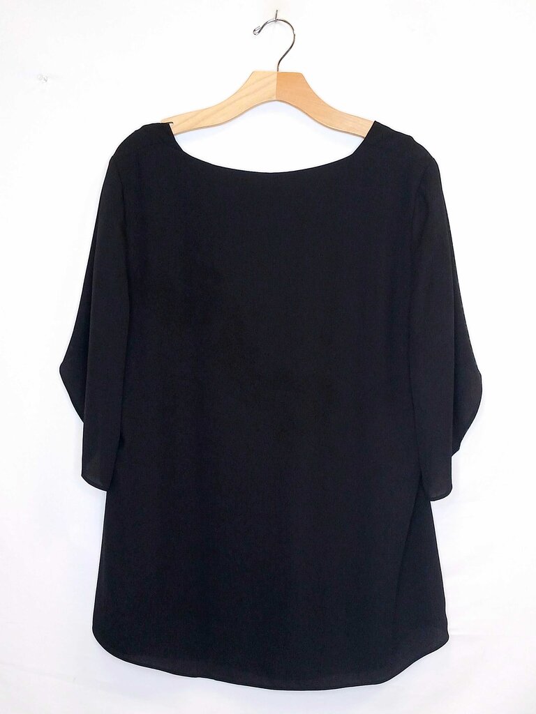 White House Black Market Short Bell Sleeve Top