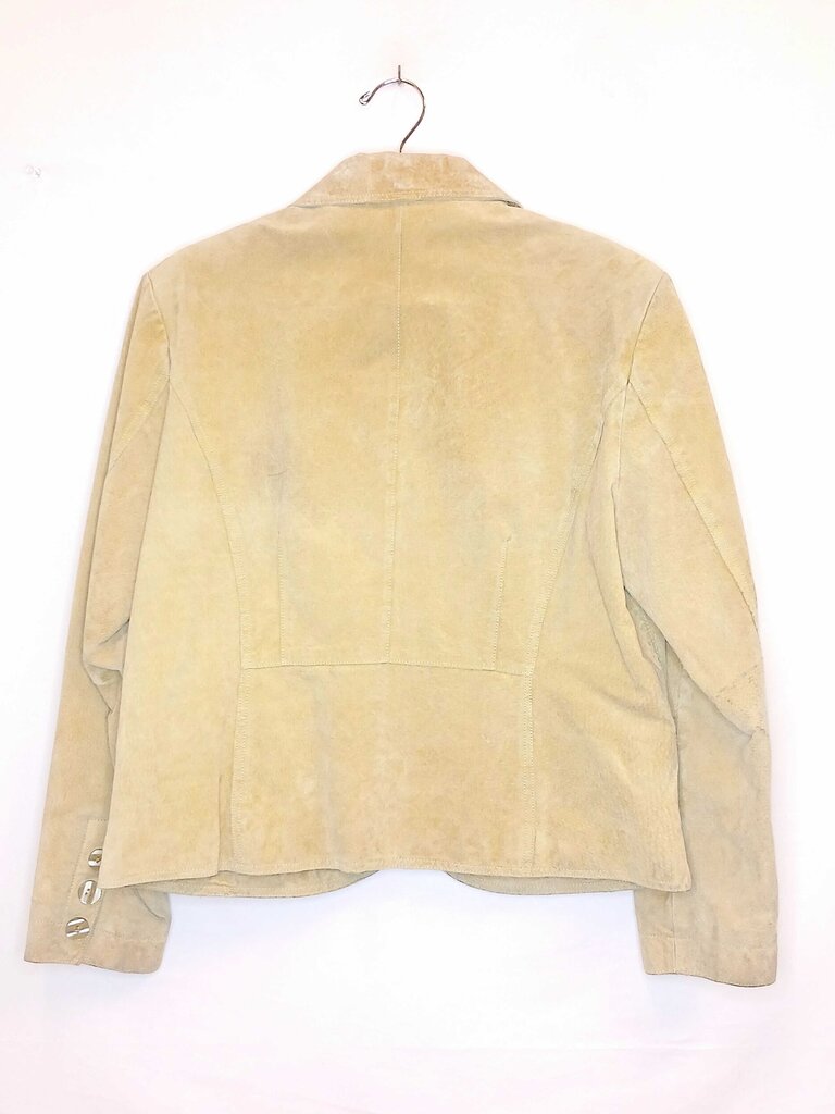 Cold Water Creek Suede Button Up Jacket