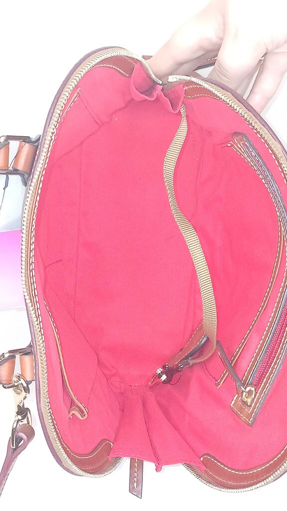 Dooney & Bourke Zip Up Satchel Purse