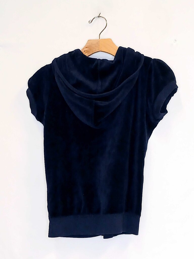 Juicy Couture short Sleeve Cropped Hoodie