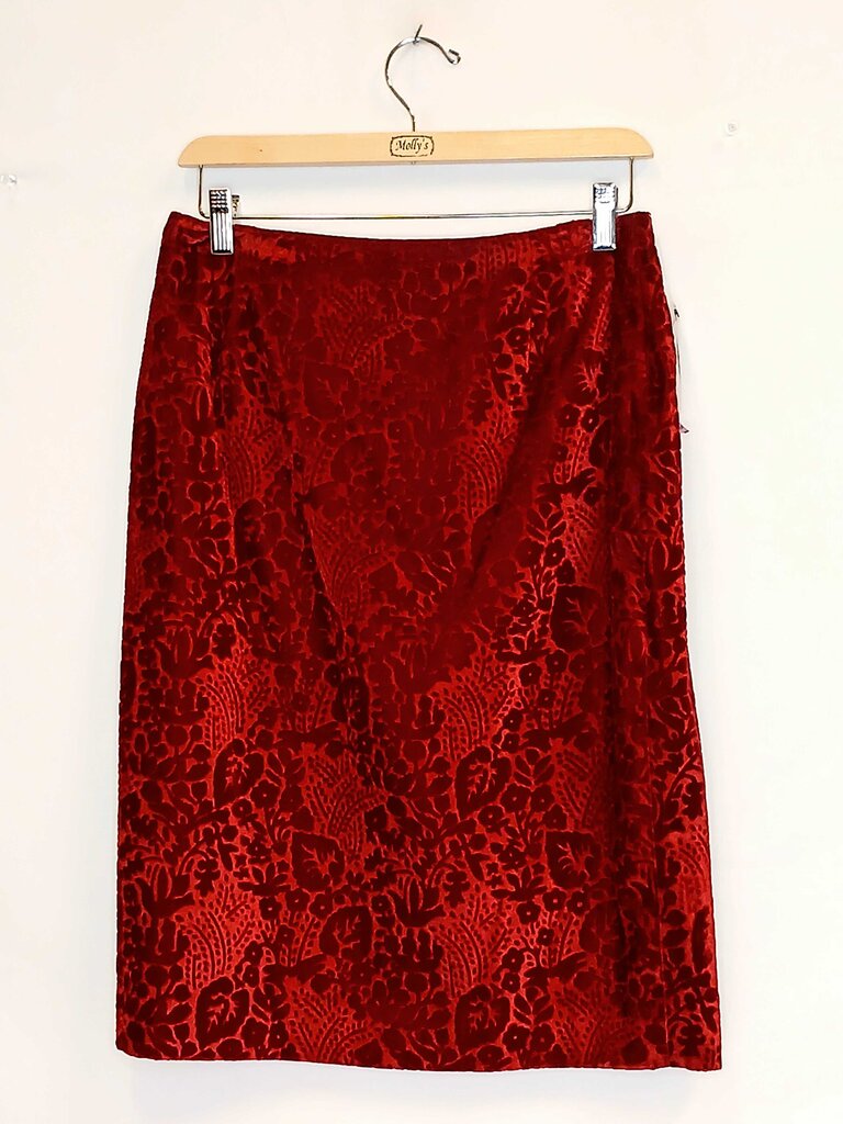 Finity Studio Shaved Velvet Short Skirt