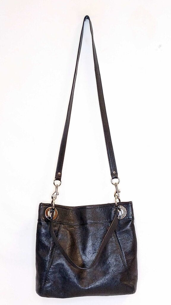 Coach Leather Hippie Pleated Crossbody