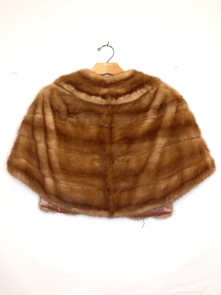 Vintage Mink Fur Capelet / Wrap